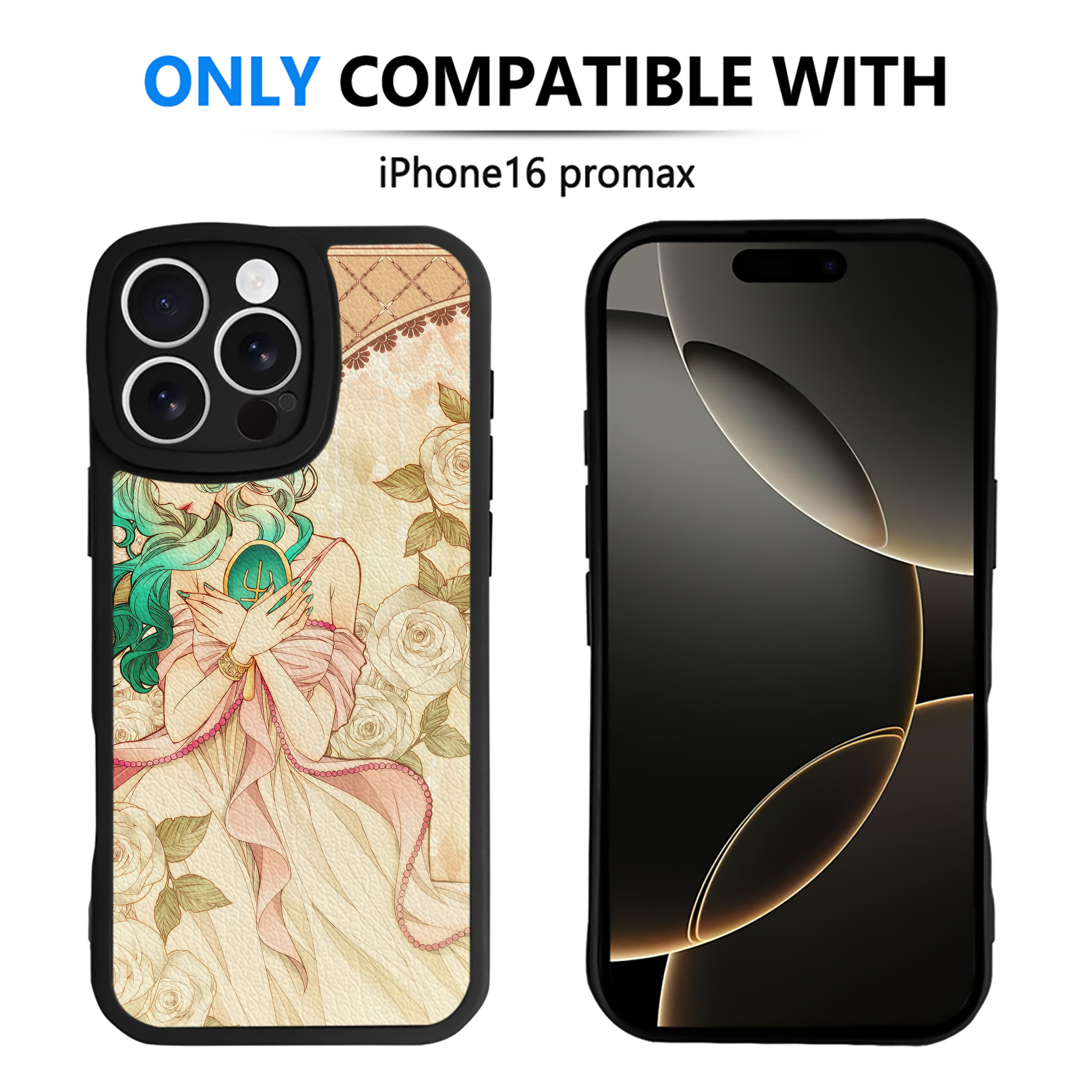 （画像用） 美少女戦士セーラームーン Sailor Moon 【iPhone 16シリーズ対応】シリコンスマホケース（レザー調） 材質：シリコン